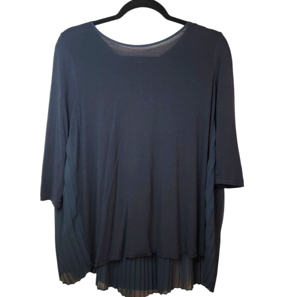 Club Monaco Mixed Material Top Size M